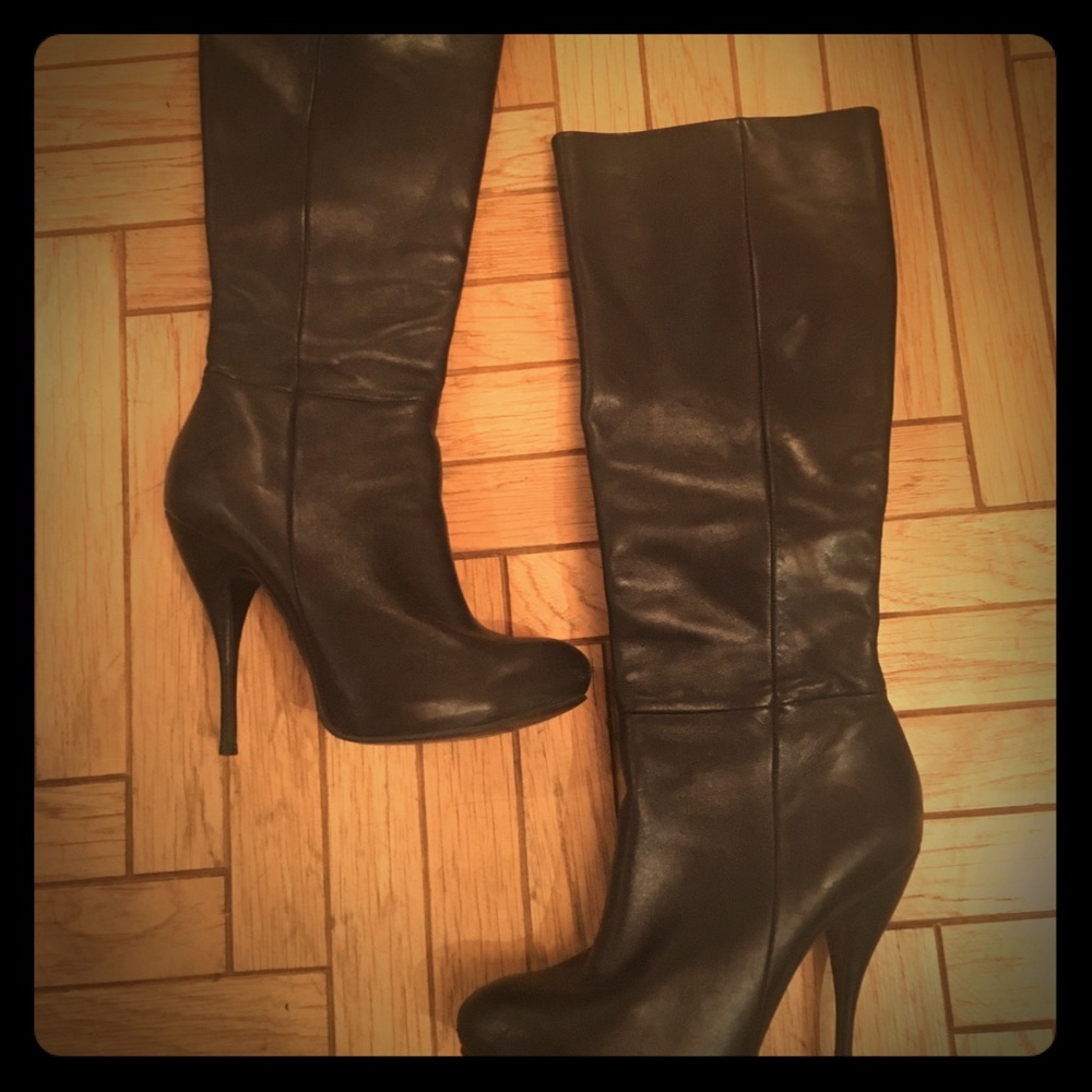 Topshop black boots